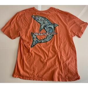 What the Fin Shark Tee- Men XXL